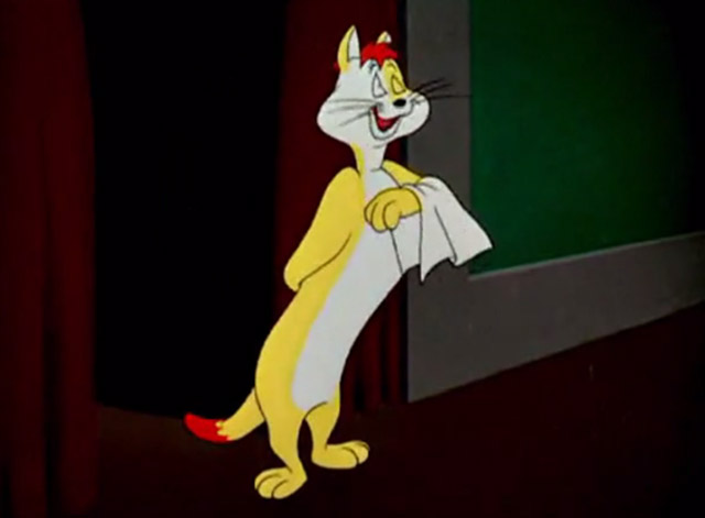 The Hypo-Chondri-Cat - Claude cat posing as waiter