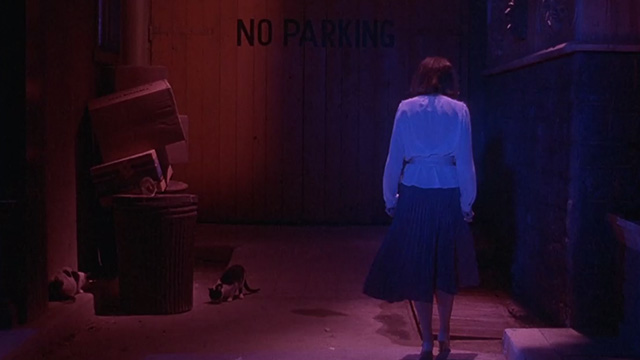 Inferno - Rose Irene Elliott in alley with cats