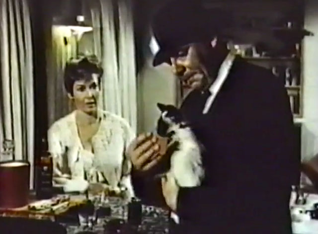 It Takes All Kinds - detective and Laura Vera Miles with seal point Siamese cat Charlie Fang