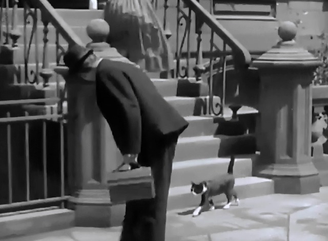 Jazz Heaven - Max Langley Clyde Cook calling tuxedo cat to follow him down the street