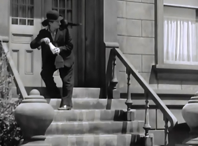 Jazz Heaven - Max Langley Clyde Cook with tuxedo cat on his shoulder