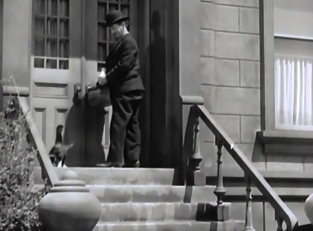 Jazz Heaven - Max Langley Clyde Cook watches tuxedo cat drinking milk