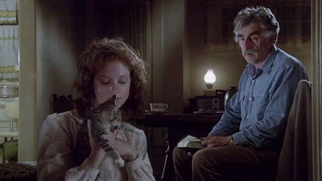 Jennifer - Lisa Pelikan holding brown tabby kitten with father Jeff Corey