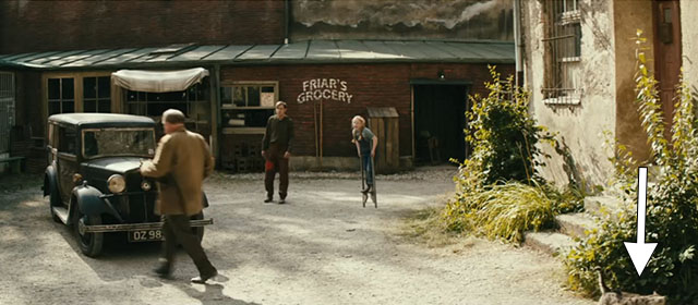 The Keeper - Barbara Olivia-Rose Minnis on stilts with British shorthair cat Presley and Jack John Henshaw