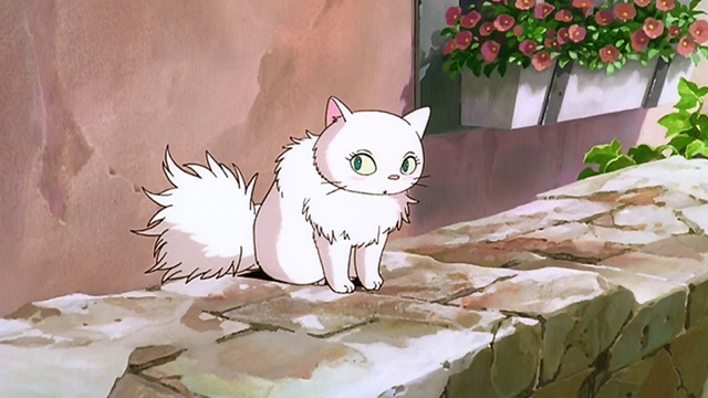 Kiki's Delivery Service - white cat Lily