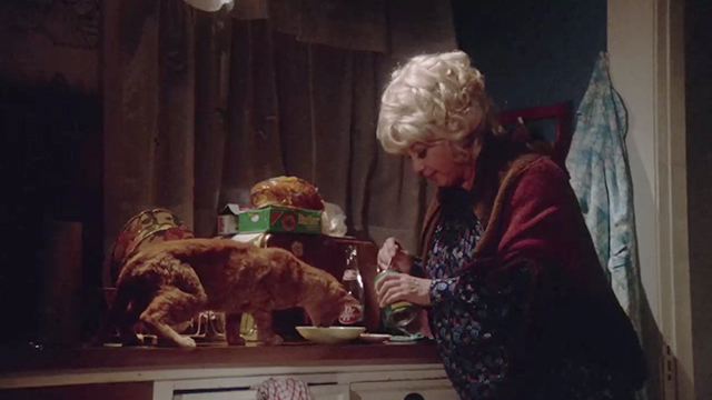 The Killing Kind - Thelma Ann Sothern feeding ginger tabby cat
