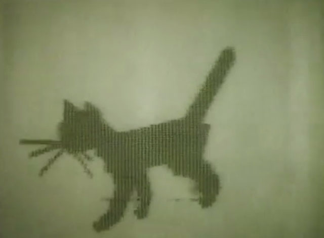 Koshechka - Kitty - early computer animated cat