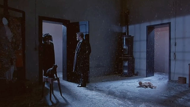 Klimt - John Malkovich walking into room full of cat statues and stuffed cats