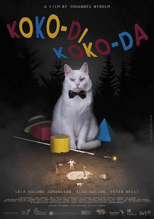 Koko-Di Koko-Da - white cat on movie poster