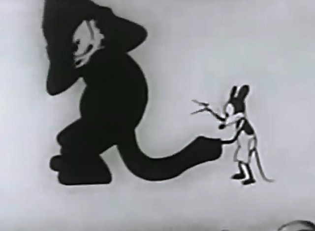 The Last Ha Ha - cartoon mouse tries to help cat