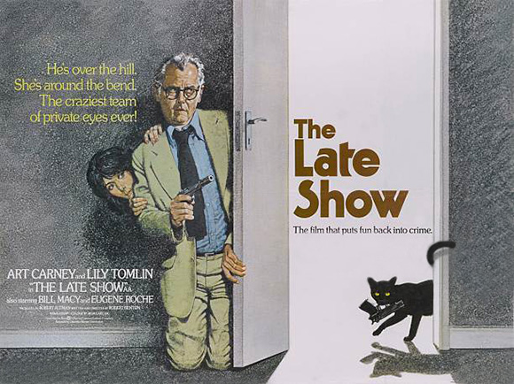 The Late Show - poster for movie with cat Winston