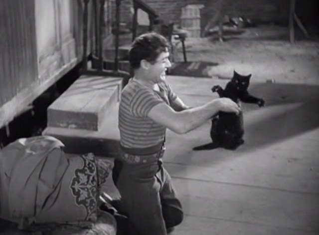Liliom - Liliom Charles Boyer picks up black cat