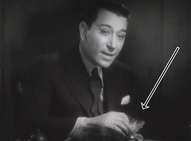 Limehouse Blues - Harry Young George Raft with tabby kitten