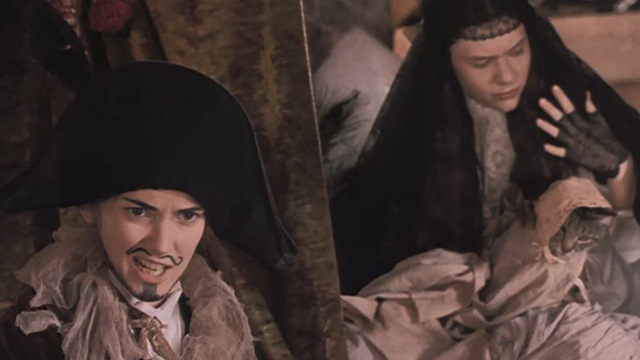 Little Women - Jo Winona Ryder and Meg Trini Alvarado play acting with tabby cat in bonnet