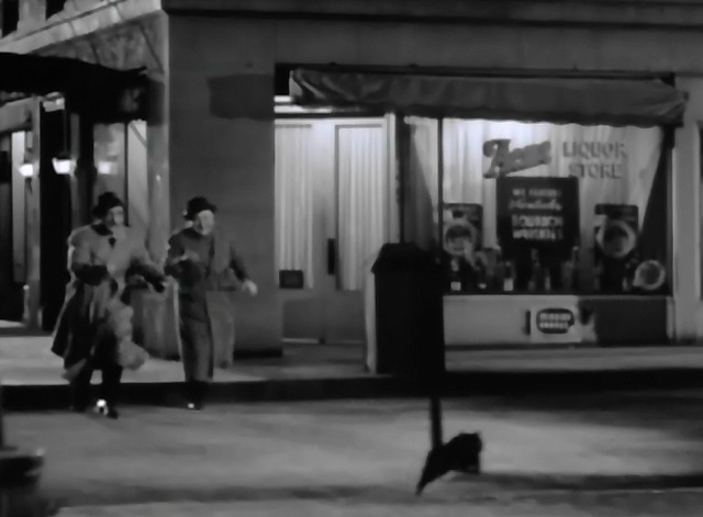 The Lone Wolf Takes a Chance - Lone Wolf and Jamison chasing black cat wearing pearl necklace