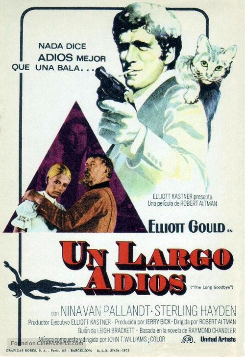 The Long Goodbye - Spanish poster for Un Largo Adios