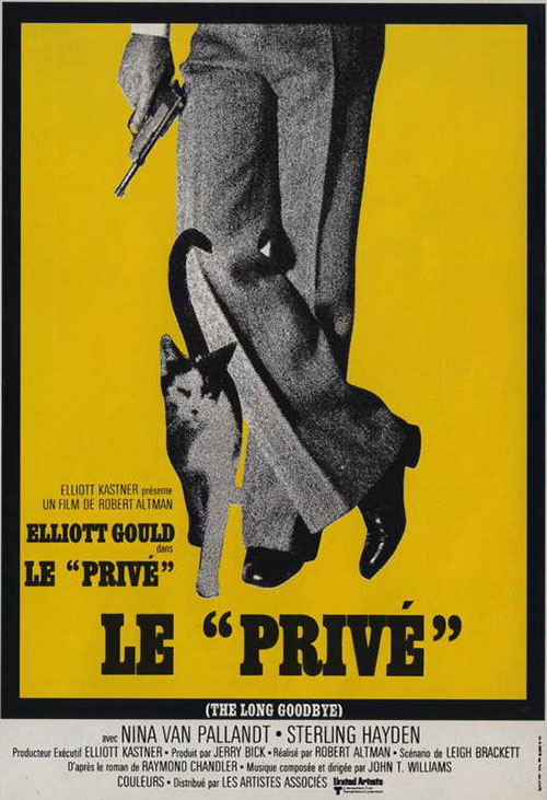 The Long Goodbye - French poster for Le Prive