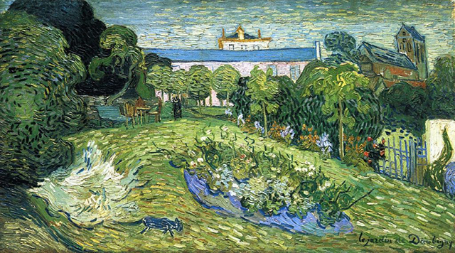 Loving Vincent - Vincent van Gogh painting Daubigny's Garden