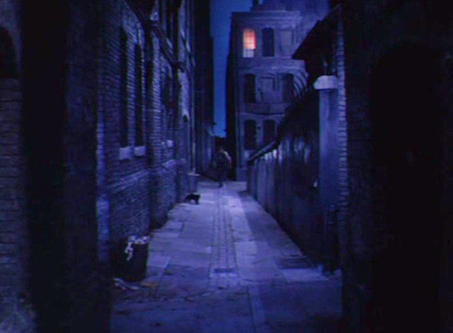 The Magic Box - black cat in alley with William Friese-Greene Robert Donat