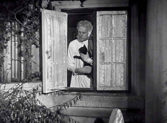 Medal for the General - McNab John Laurie holding black cat in window