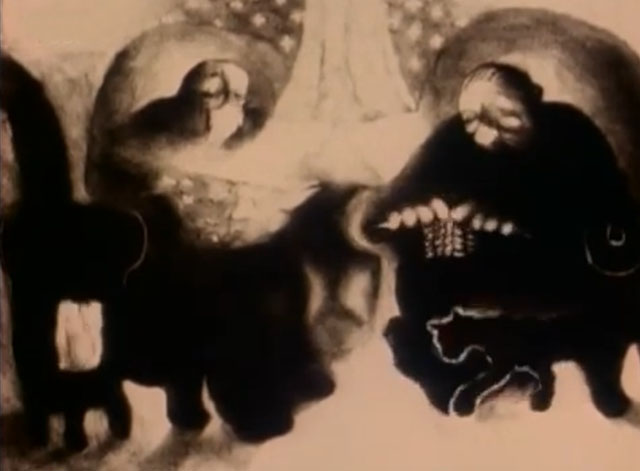 The Metamorphosis of Mr. Samsa - black cat with parents