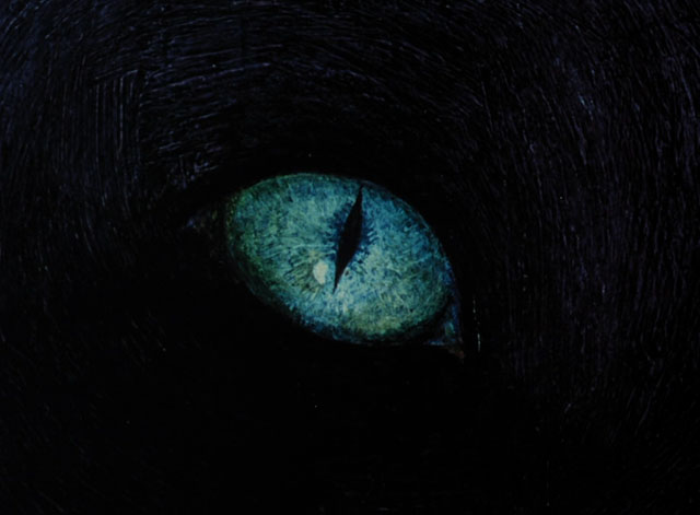 Morgiana - painting of blue cat eye