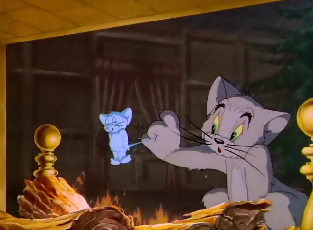 Tom and Jerry - The Night Before Christmas - Tom cat defrosts Jerry mouse