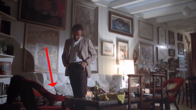 Night Moves - Siamese cat sitting on chair as Harry Moseby Gene Hackman approaches