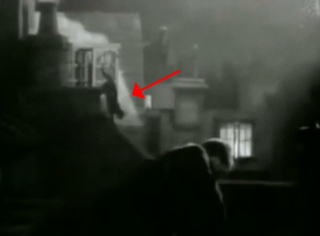 Number 17 - black cat on chimney