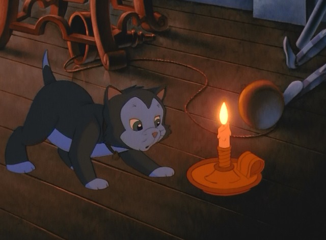 The Nutcracker Prince - kitten Pavlova looking at candle