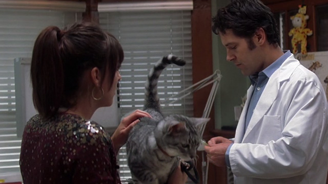Over Her Dead Body - Chloe Lindsay Sloane and Henry Paul Rudd with Egyptian Mau cat