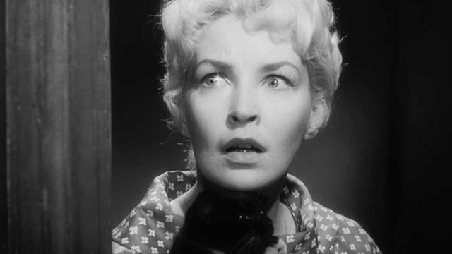 Passport to Shame - Room 43 - Malou Odile Versois looking shocked while holding black and white tuxedo kitten Mignon