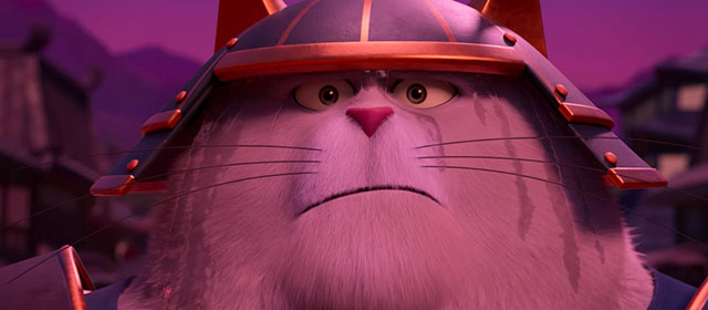 Paws of Fury - cartoon samurai cat sweating