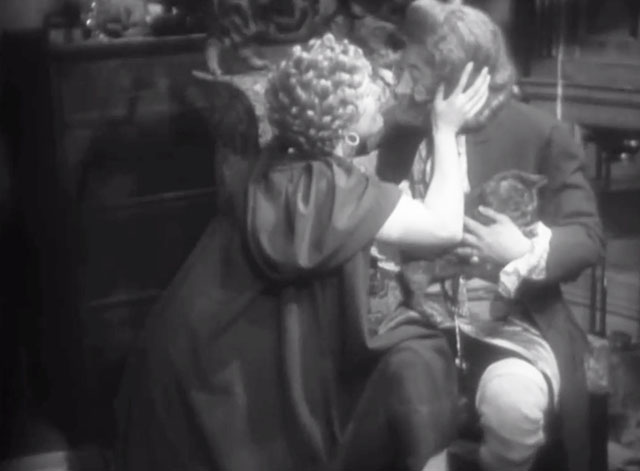 Peg of Old Drury - Mr. Rich Hay Petrie being hugged by Peg Anna Neagle with cats