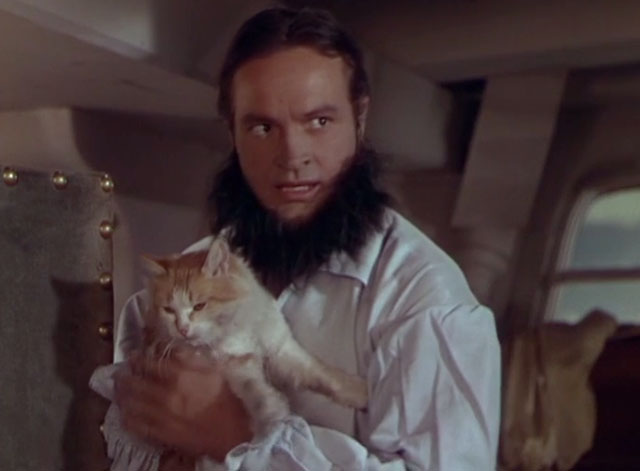 The Princess and the Pirate - Sylvester Bob Hope holding longhair orange and white tabby cat