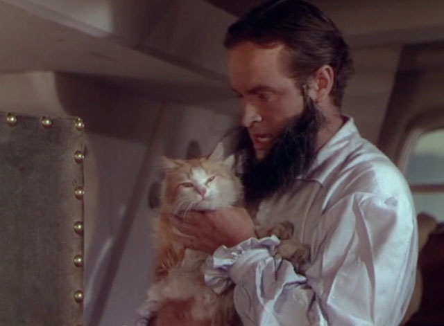 The Princess and the Pirate - Sylvester Bob Hope holding longhair orange and white tabby cat