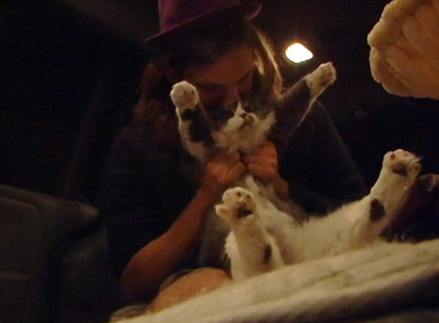 Ramblin' Freak - Parker Smith kissing Cat on the head in car