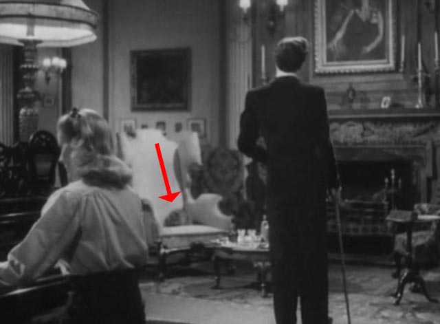 The Seventh Veil - Nicholas James Mason and Francesca Ann Todd with Maine Coon cat in chair in background