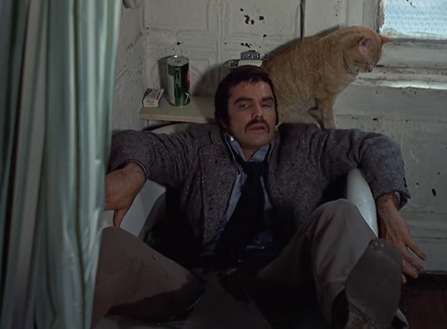Shamus - McCoy Burt Reynolds in bathtub with Cat Morris