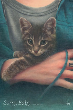 Sorry, Baby - gray tabby kitten Olga Noochie artwork by Joseph Jones