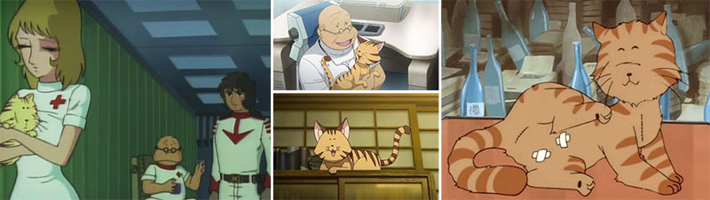 Space Battleship Yamato - various photos of Mi-kun animated series incarnations