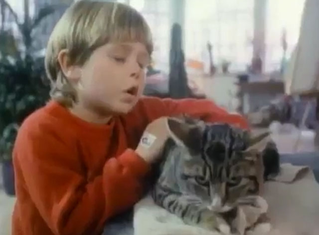Stamp of a Killer - Dangerous Affection - Sam Billy O'Sullivan with brown tabby cat