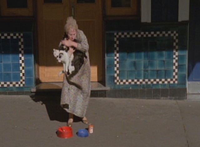Starstruck - Mrs. Booth gathering cats on sidewalk