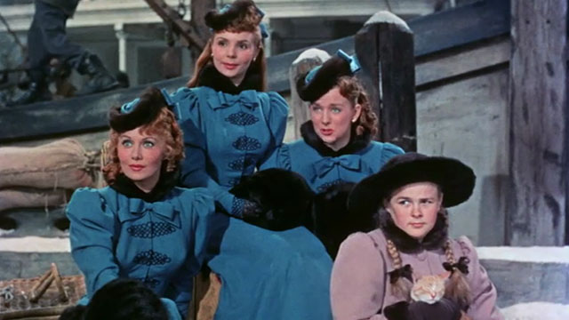 Those Redheads from Seattle - Nell Kay Strother holding ginger tabby cat President McKinley with Kathie Rhonda Fleming, Pat Teresa Brewer and Connie Cynthia Strother
