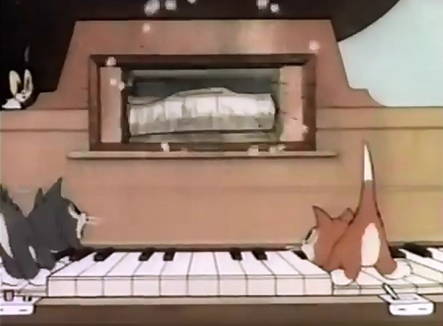Three Orphan Kittens - kittens discover player piano