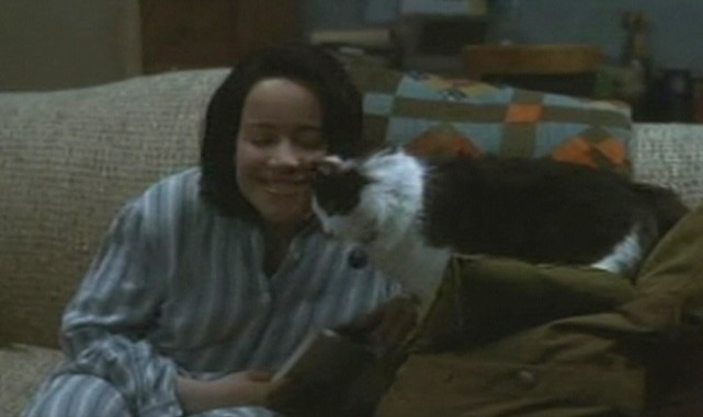 The Truth About Cats and Dogs - Abby with her cat