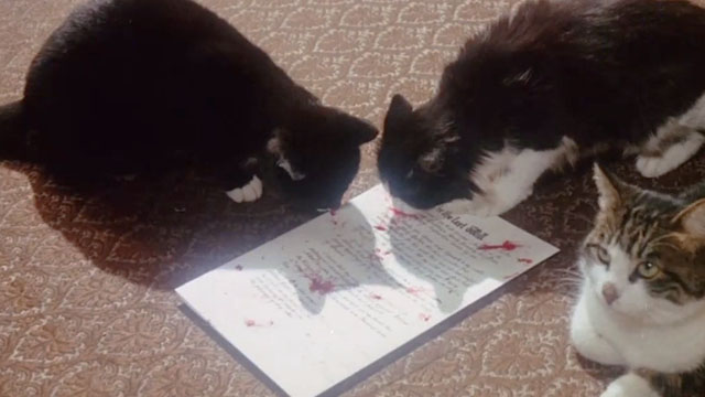 The Uncanny - cats licking at bloody will