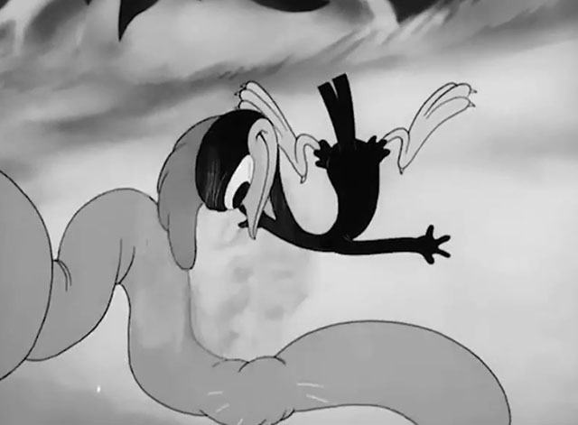 Wacky Blackout - little woodpecker pecking Tom cat's tail