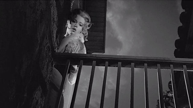 Walk on the Wild Side - Kitty Jane Fonda holding cat on balcony