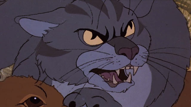Watership Down - tabby cat Tab being interrupted